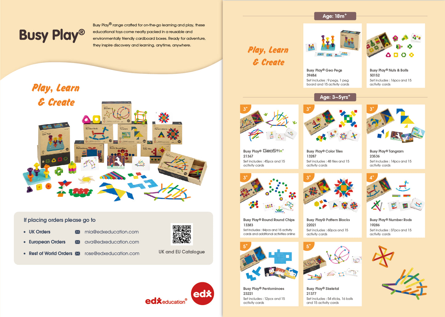 Discover the New Busy Play® Range by Edx Education®